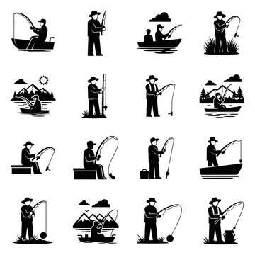 Collection of fishing activities in different scenarios.