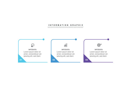 modern infographic template with 4 step process, paper and circle design for business, presentation and web
