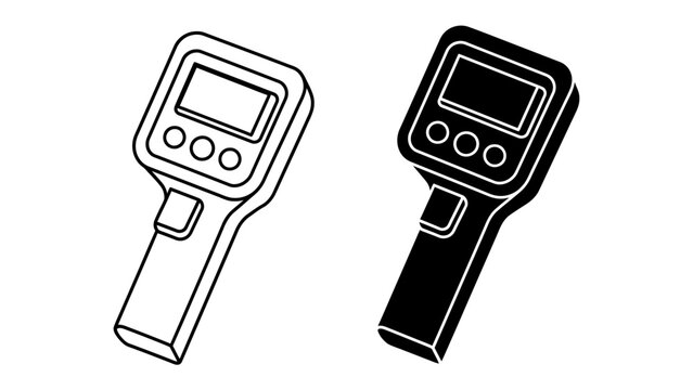 Digital Thermometer Icons