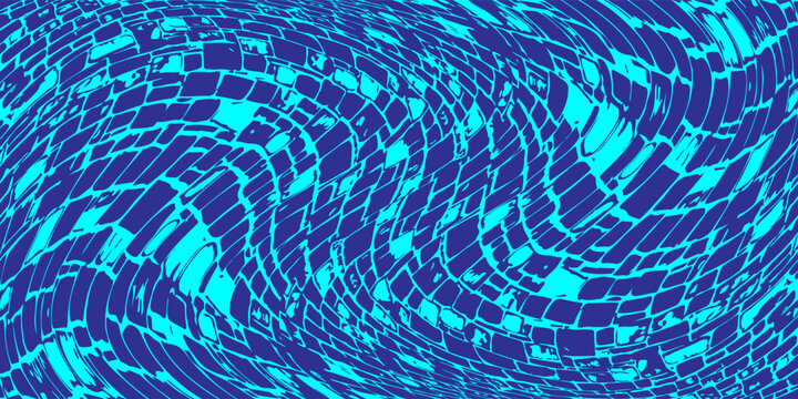 Modern cyber network matrix seamless pattern background