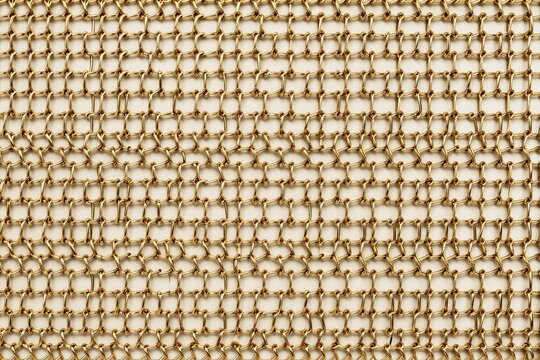 A close up of a chain link fence. 