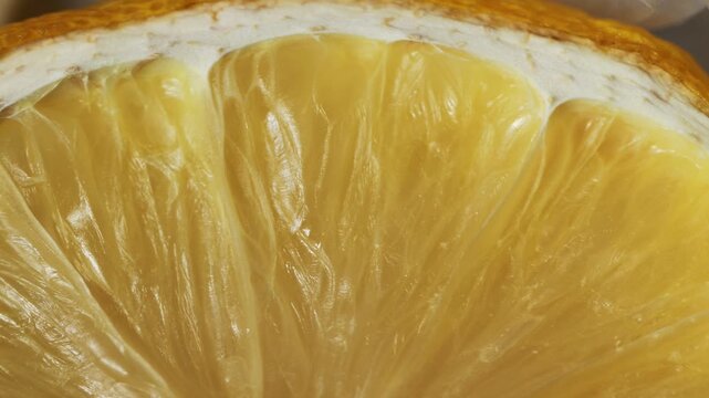 lemon slices in a glass of water