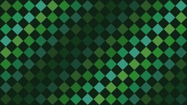 Animated Dark Tech diamond geometric pattern background flowing loop