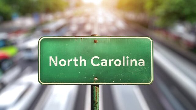 Green highway road signs for the USA, indicating official state border crossings. Welcome to United states of America