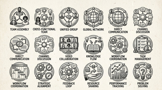 Vintage Emblems and Logos Collection.