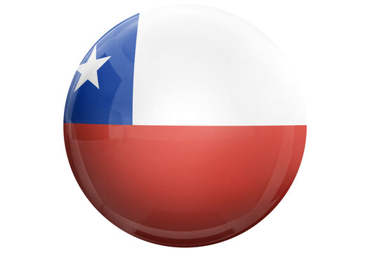 glass geography chile country round element transparent png illustration emblem flag isolated button glossy international