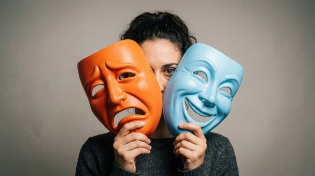 Hidden Emotions Behind Theater Masks