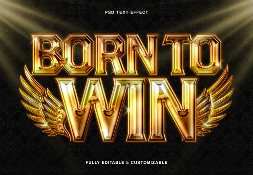 Luxury Gold Metallic Text Effect