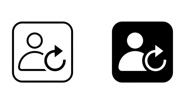 User profile refresh icons