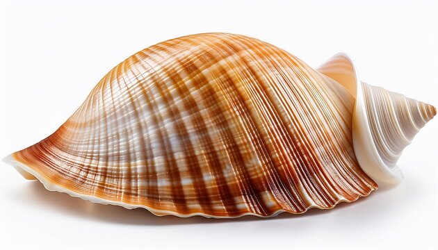 seashell isolated on white background