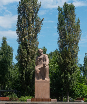 Kyiv, Ukraine, June 26, 2026 Monument to Vladimir Vernadsky in Kyiv.