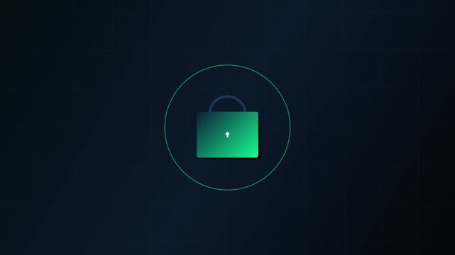 Animated of Secure Pay and Blockchain Wallet