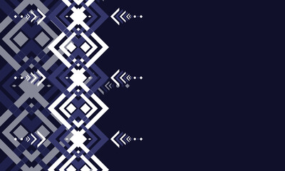 Obraz premium Geometric ethnic pattern seamless design for background or wallpaper.