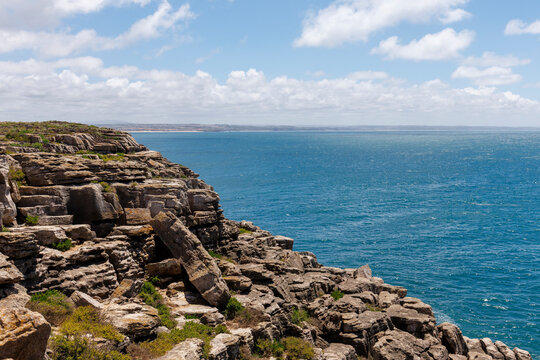 Paysage du Cap Carvoeiro situ&eacute; &agrave; l'ouest de Peniche, Portugal