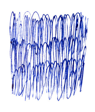 Blue ballpen hatch background, hand drawn hatching textured pattern