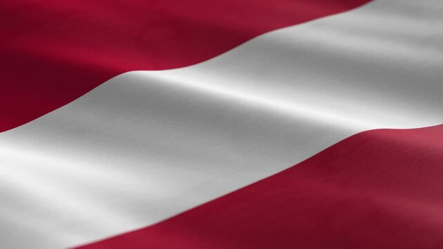 Austria - waving flag loop