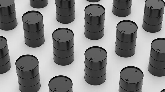 Oil barrels - background loop