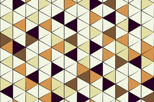 Abstract tringle geometric seamless pattern background 05