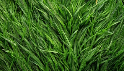 Fototapeta premium Close Up Of Lush Green Grass Texture For Background Or Design Use