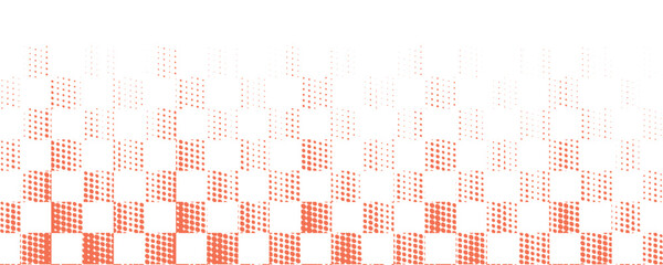 Obraz premium Red & White Checkered Flag, Race flag logo icon, modern simple design illustration vector template