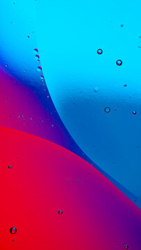 Abstract oil and water liquid pattern vibrant