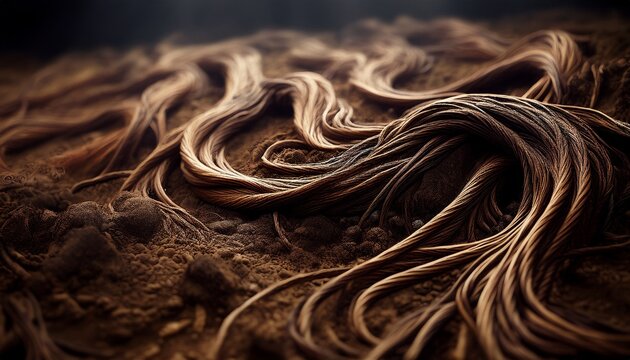 humic substance weaving through soil a dark thread in the tapestry of earths fertility