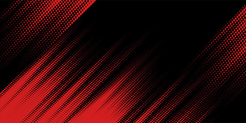 Halftone dots red and blue color pattern gradient grunge texture background. Dot pop art comic sport style vector illustration. modern background © faisol