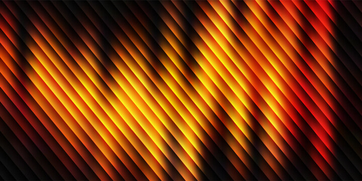 Abstract background with vertical lines in warm orange and yellow tones