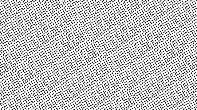 Halftone, pattern, background, animation, flickering, dots, texture, white, black, retro, comic, book, aesthetic, print, screen, tone, motion, graphic, loop, high, resolution, video, asset.
