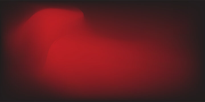 Red black mesh gradient background with wave design. vector red backround