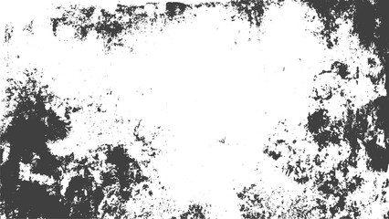 Fototapeta premium Abstract Distressed Halftone Dots Screen Print Texture with Grunge Overlay Black and White Vintage Grain Noise Rough Worn Effect Vector Background for Posters Branding Packaging Editorial Design.