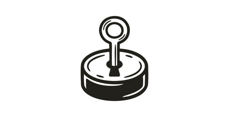 Retro Arcade Joystick Vector Illustration © NWD