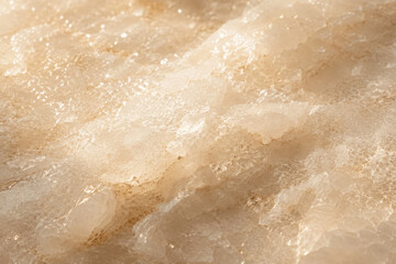 Obraz premium Luxury Cream Quartz Crystal Surface with Sparkling Mineral Texture and Warm Golden Sunlight