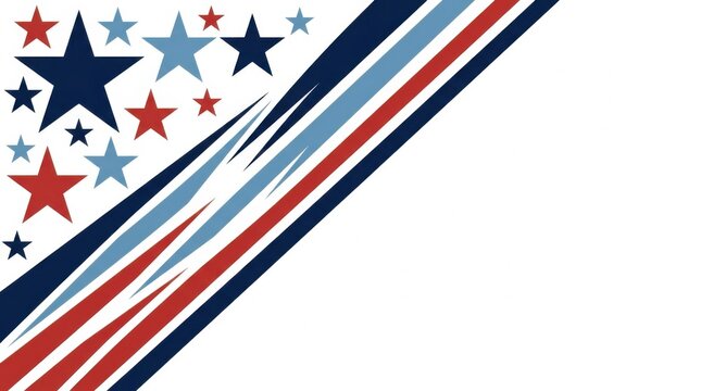 American Patriotic Banner Design