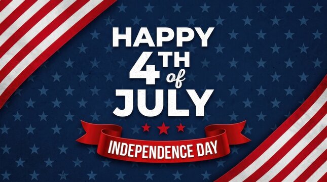 Independence Day Patriotic Celebration Banner