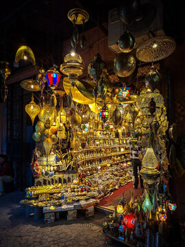 Stra&szlig;en und Markt in Marrakesch