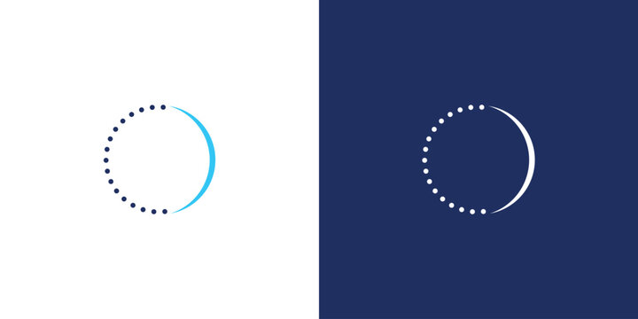 Simple and modern Eclipse logo design