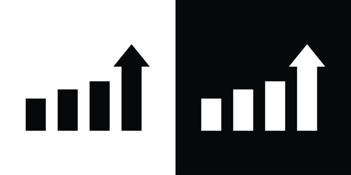 Chat arrow grow icon