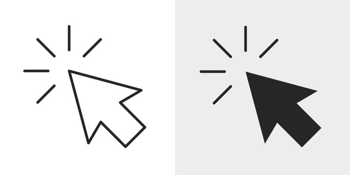 Click Effect Icon represents visual feedback displayed after a user clicks or taps an interface element.