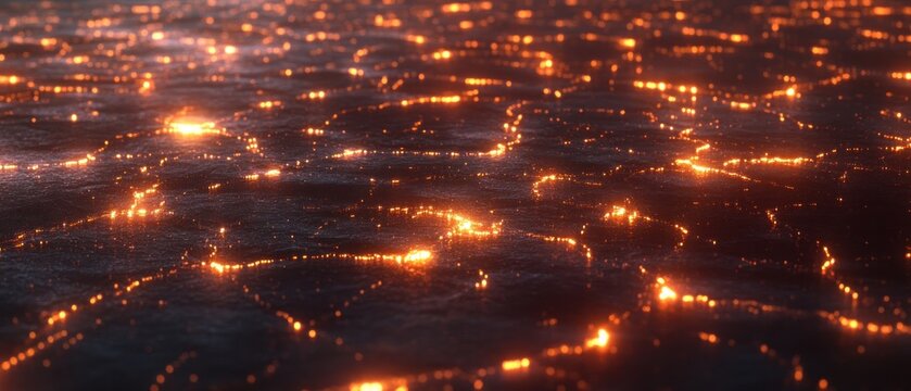 Glowing magma texture abstract fire energy background