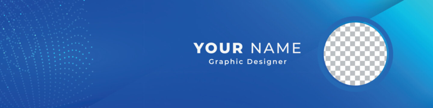 Modern geometric technology linkedin banner template