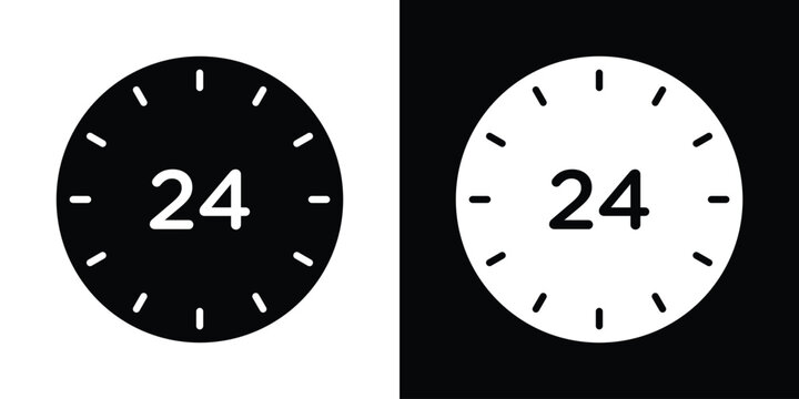 Time twenty four icon