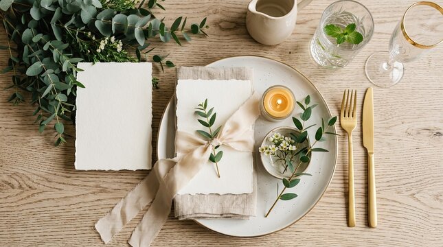 easter table setting