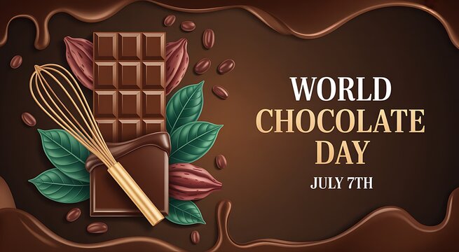 World chocolate day celebration on july 7th
