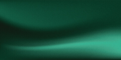 An abstract background featuring a soft, dark green texture. The pattern resembles folds of fabric or gentle waves in dim lighting, creating a minimalist and serene feel. © Syakira