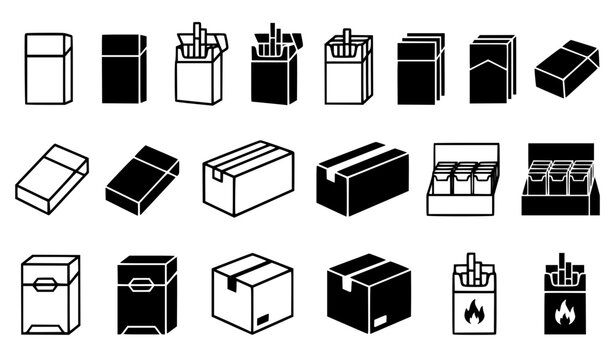 Skin Acne Line Icon Set with Pimple Inflammation and Deep Pore Care Vector Symbols