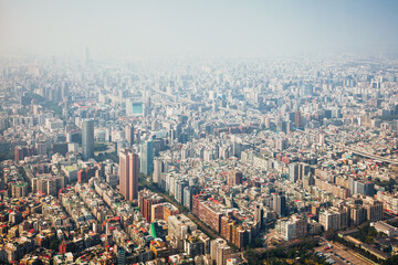 Obraz premium Broad Taipei city view Taiwan