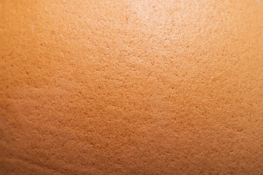 Macro detail texture of a brown chicken egg shell surface