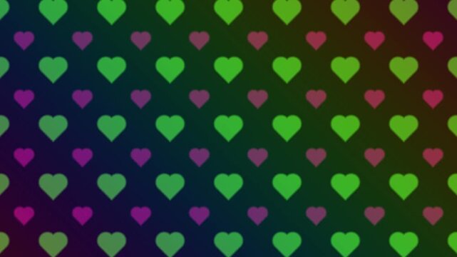 Colorful heart pattern for celebration and decoration