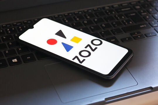 In this photo illustration, the ZOZO logo is seen displayed on a smartphone screen.